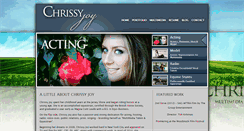 Desktop Screenshot of chrissyjoy.com