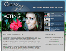 Tablet Screenshot of chrissyjoy.com